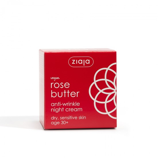 rose butter 30+ - ziaja - cosmetics - Rose butter antiwrinkle night cream 50ml ZIAJA